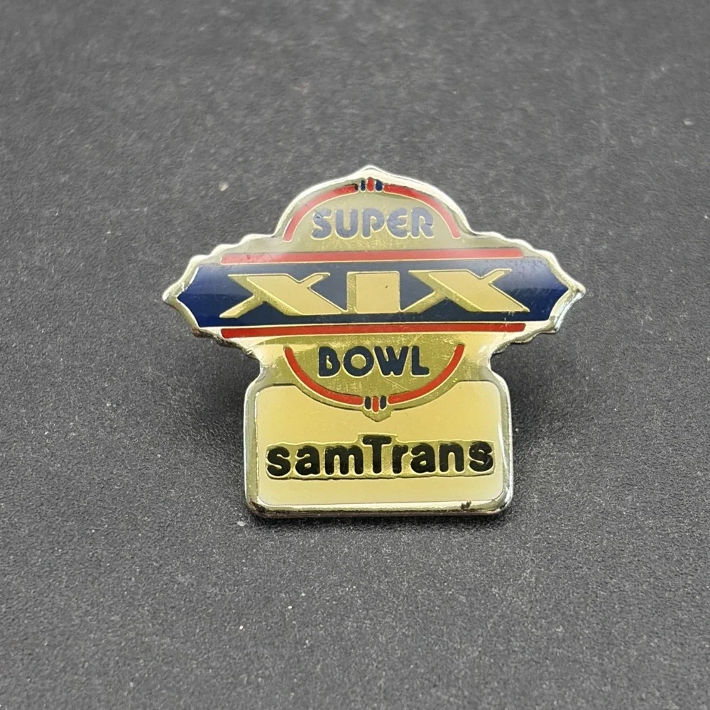 Super Bowl XIX NFL Football samTrans‎ Lapel Hat Pin